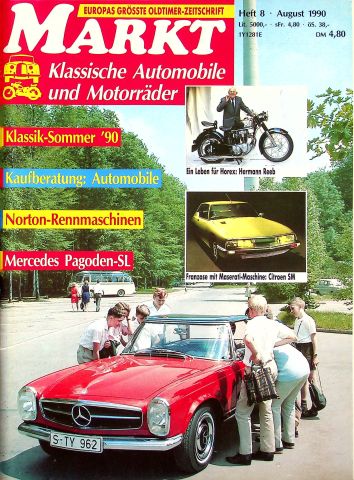 Deckblatt Oldtimer Markt (08/1990)